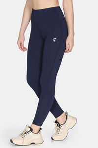Zelocity Quick Dry Gym Leggings - Naval Academy — thumbnail 3